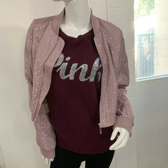 Studded Crop Moto Jacket - Picture 5 of 7